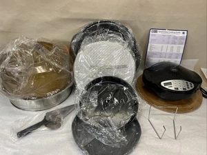 NuWave Pro Plus Infrared Oven No. 20604 Black w/ Amber Dome,Ext Ring, Wood Board - Picture 1 of 11