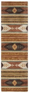 2x8 Rizzy Rugs Multi-Color Striped Jagged Rows Runner SU8156 - Aprx 2' 6" x 8' - Picture 1 of 3