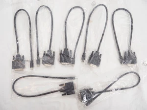 Mini DisplayPort (male) to Single Link DVI-D (male) Active Adapter LOT  of 7x - Picture 1 of 6