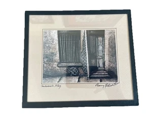 Savannah Alley Georgia Southern Charm Gothic Penny Feder Radierung - Bild 1 von 4