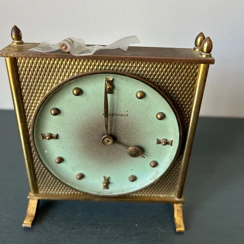 abercrombie fitch 8 day 7 jewels art deco clock Cover