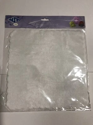 Envolturas de organza blancas 9x9 25 piezas nuevas Foto 1 de 4