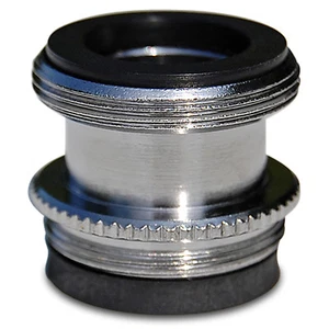 Adaptador M22x1 AG x M24x1 AG, cromo, para grifos, grifos de palanca mezcladora - Imagen 1 de 3