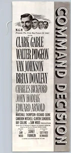 COLLIERS 48/49 PRINT AD MOVIE COMMAND DECISION CLARK GABLE MGM - Picture 1 of 1