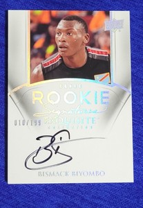 2011 12 Bismack Biyombo RC UD Exquisite Auto Rookie Card 10/199 Congo NBA