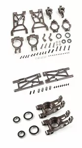 Alloy Front Rear Suspension Arm + Wheel Hub Carrier Mount for MCD XS5 Rofun F5 - Picture 1 of 7