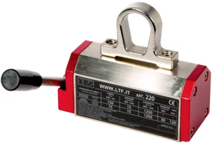 SOLLEVATORE ARGANO MAGNETICO MANUALE SOLLEVA FERRO LAMIERA 300 KG ANCORAGGIO - Imagen 1 de 2