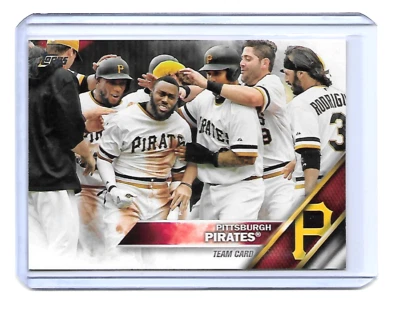 Tarjeta base 2016 Topps Pittsburgh Pirates Team - tarjeta #65 - envío gratuito Foto 1 de 2