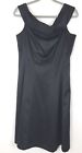 Bloomingdale's Women's Little Black Sleeveless Silky Midi Princess Dress 12