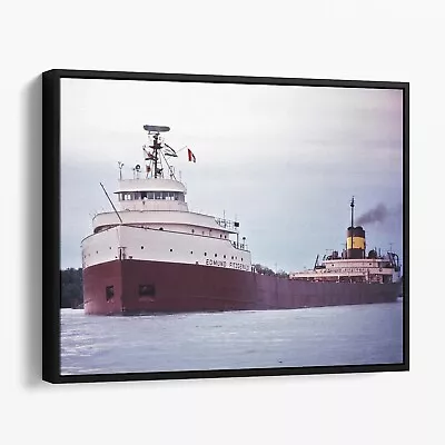 Impresión de arte de pared en lienzo Edmund Fitzgerald Grandes Lagos barcos barcos barcos EE. UU. Foto 1 de 4