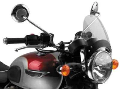 Hardware preto 9 polegadas Suzuki GS650E 81-82 para-brisa NC - Imagem 1 de 4