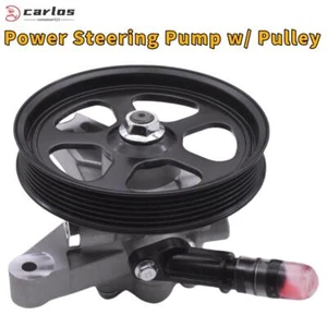 Power Steering Pump w/ Pulley for 2008-2012 Honda Accord Crosstour Pilot V6 3.5L - Bild 1 von 8