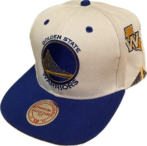 Mitchell & Ness Golden State Warriors Fresh Crown Adjustable Snapback Hat Cap - Picture 1 of 4