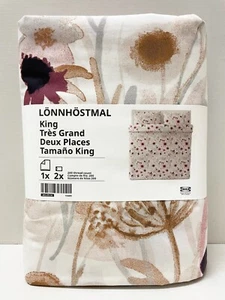 Copripiumone Ikea LONNHOSTMAL King federe multicolore/modello floreale - NUOVO - Foto 1 di 2