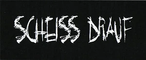 Scheiss Drauf Patch / Aufnäher NEU Punk Punkrock Oi Skinhead StreetPunk Fuck off - Imagen 1 de 1
