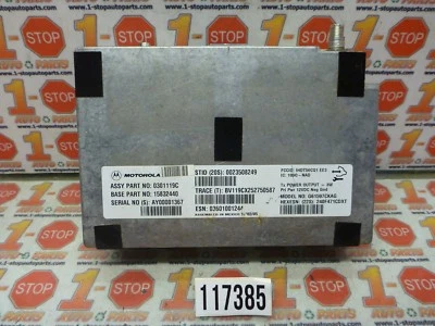 06 2006 HUMMER H2 H3 COLORADO CANYON COMMUNICATION ONSTAR MODULE 0301119C OEM - Изображение 1 из 4