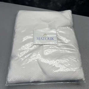 MATOUK 1350 SAVANNAH GARDENS 68X90 OBLONG WHITE - Picture 1 of 3