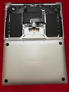 13 MacBook Air Intel A2179 2020 Silver Palmrest Top Keyboard Battery Back Plate - Picture 1 of 5