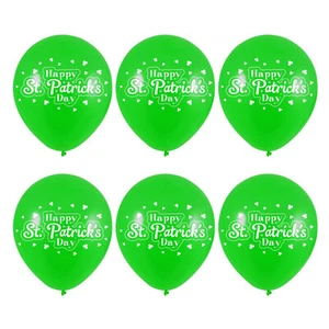 36 x ST PATRICKS DAY GREEN LATEX BALLOONS DECORATIONS - Picture 1 of 1