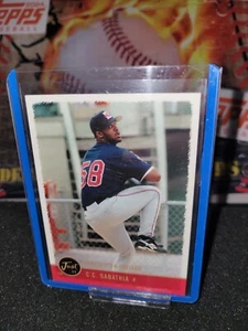 1999 JUST #134 C.C. Sabathia  INDIANS - Picture 1 of 2