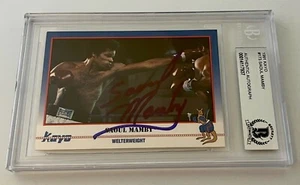 Saoul Mamby Boxing signed 1991 Kayo #173 Card autographed Beckett Slabbed - Picture 1 of 2