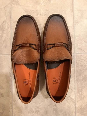 Martin Dingman Zapatos Para Hombre Talla 10.5 Mocasines Para Conducir Cuero 530725M Foto 1 de 4