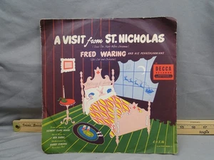 A Visit From St. Nicholas Fred Waring Decca Unbreakable Childrens Record 78 - Picture 1 of 8