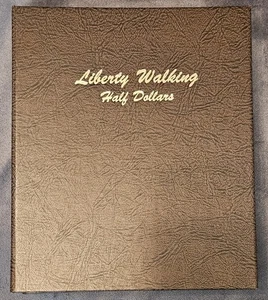 ÁLBUM DE MONEDAS DANSCO #7160 MEDIO DÓLAR WALKING LIBERTY 1916-1947 - Imagen 1 de 1