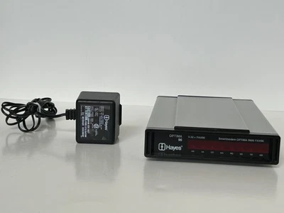 HAYES Optima 96 V.32 Fax 96 Smart External Modem 5101AM Adapter Tested for Power - Image 1 of 4