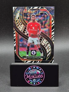 Marcus Rashford 2024-25 Panini Select Mezzanine Zebra Prizm SSP #200 Man Utd - Imagen 1 de 2