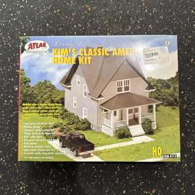 Kit de construcción de modelismo ferroviario a escala HO Atlas casa/casa clásica de Kim Foto 1 de 4