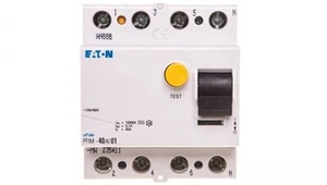 Fehlerstromschutzschalter 4P 40A 0,1A Typ AC PFIM-40/4/01-MW 235411 - Picture 1 of 1