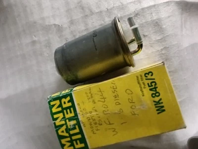 Filtro de combustible Mann WK 845/3 Ford Mondeo Fiesta Escort 1800cc diésel hasta 2000 Foto 1 de 2