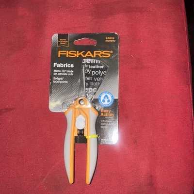 Micro-Tip Spring lock FISKARS Fabric Sharp Blade SNIPS 020335049772 - Image 1 of 2