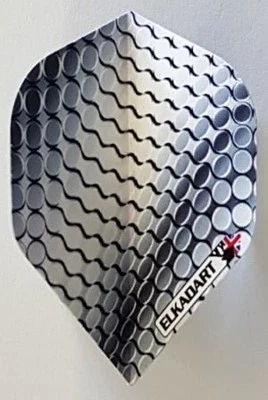 Titanium Silver Elkadart Standard Dart Flights