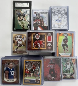Tampa Bay Buccaneers Lote de 180 Cartas | Calificadas|15 Autos|28 Camisetas |129 Novatos - Imagen 1 de 21