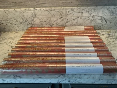 Osborne & Little - O&L Wallpaper Album 5 - Chinese Dragon. 11 DDL Rolls 111 Yard - Image 1 of 4