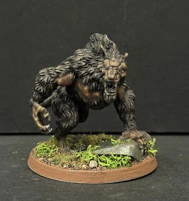 Well Painted Lotr Tabletop Ready werewolf of angmar  Mesbg Look Pose 2 — 第 1/4 张图片