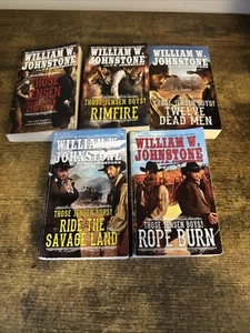 William W Johnstone Those Jensen Boys Series complete set with all 5 books - Picture 1 of 2