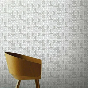 Arthouse - Retro Circle Geometric Patterned Contemporary Grey Wallpaper (902402) - Picture 1 of 3