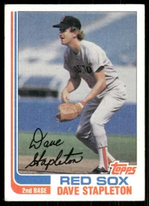 1982 Topps Brigham's/Coca-Cola Boston Red Sox #19 Dave Stapleton - Picture 1 of 2