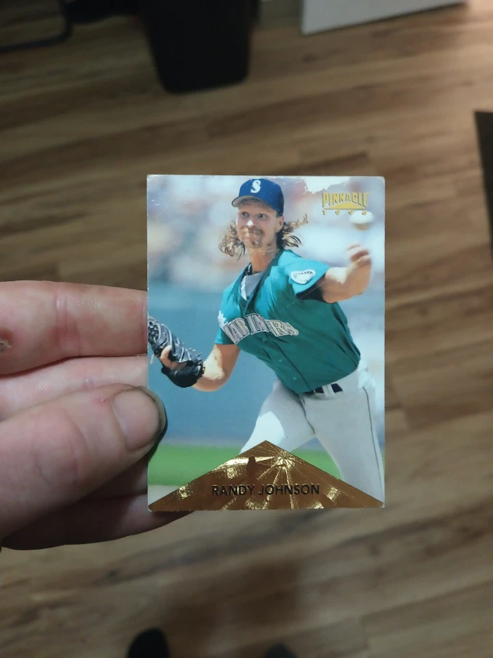 1996 Pinnacle #236 Mariners HOF Randy Johnson Baseball Card  - Image 1 of 1
