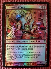 MtG Foil LOVISA COLDEYES 90/155 Coldsnap CSP Ships WORLDWIDE NM Magic Commander