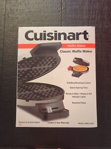 Cuisinart WMR-CAP2 Round Classic Waffle Maker with 5-Setting Browning Control