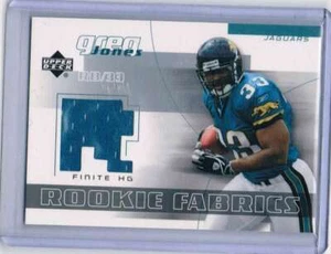 2004 Upper Deck Finite HG Rookie Fabrics #GJ Greg Jones  - Picture 1 of 1
