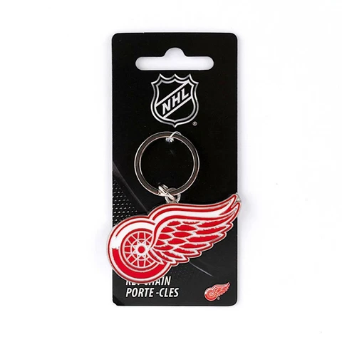 Detroit Red Wings Heavy Duty Team Design Keychain [NEW] NHL Key Chain Ring Cover