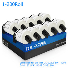 Label Roll for Brother DK-22205 DK-11201 DK-11202 DK-11208 for QL-570 QL-700