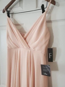 Lulu's All About Love Blush Pink Maxi Dress Size Medium NWT - Picture 1 of 6