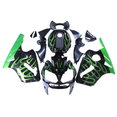Green Fairing Kit for 2002 03 04 05 2006 Kawasaki Ninja ZX12R Injection Bodywork Foto 1 de 4