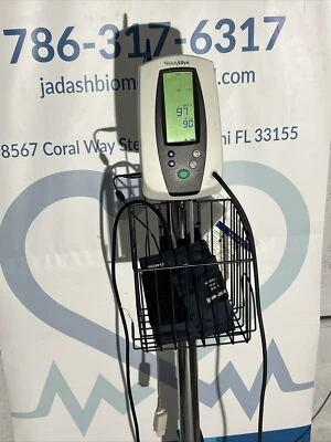 Монитор пациента Welch Allyn 420 Vital Signs с подставкой на роликах ГОТОВ К РАБОТЕ ПАЦИЕНТА - Изображение 1 из 4